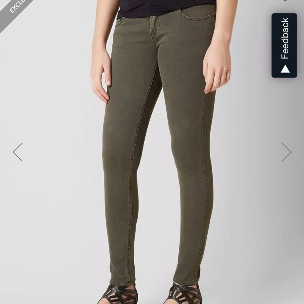 BKE Payton olive skinny jean